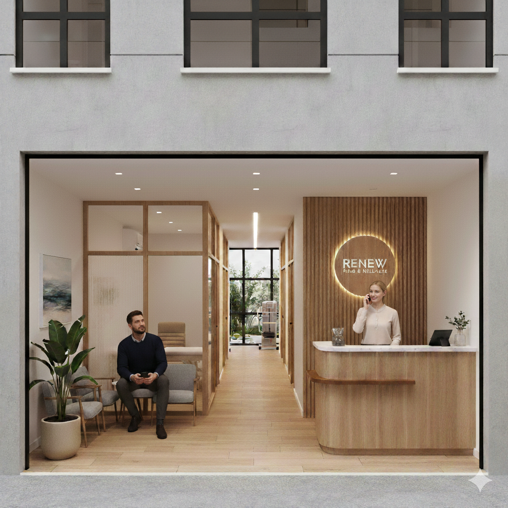 Recepción Renew Fisio & Wellness