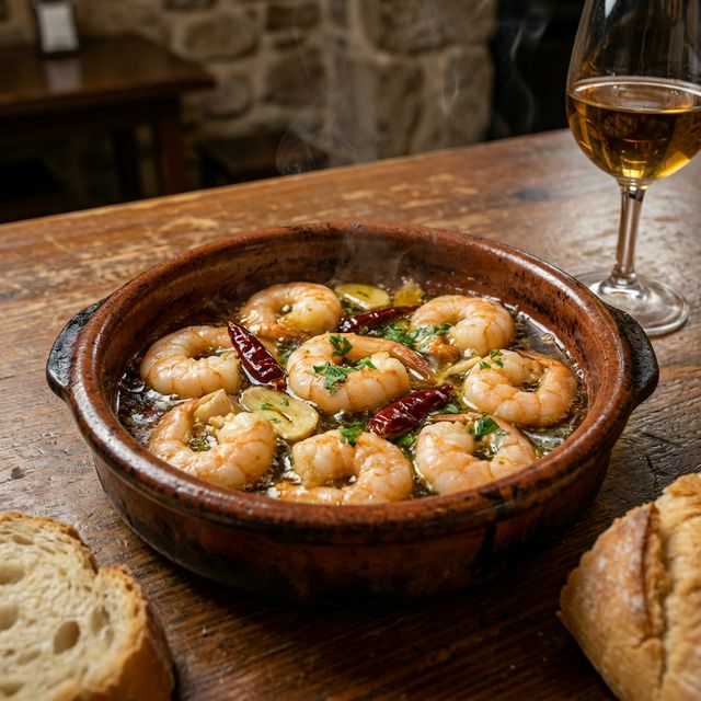 Gambas al ajillo