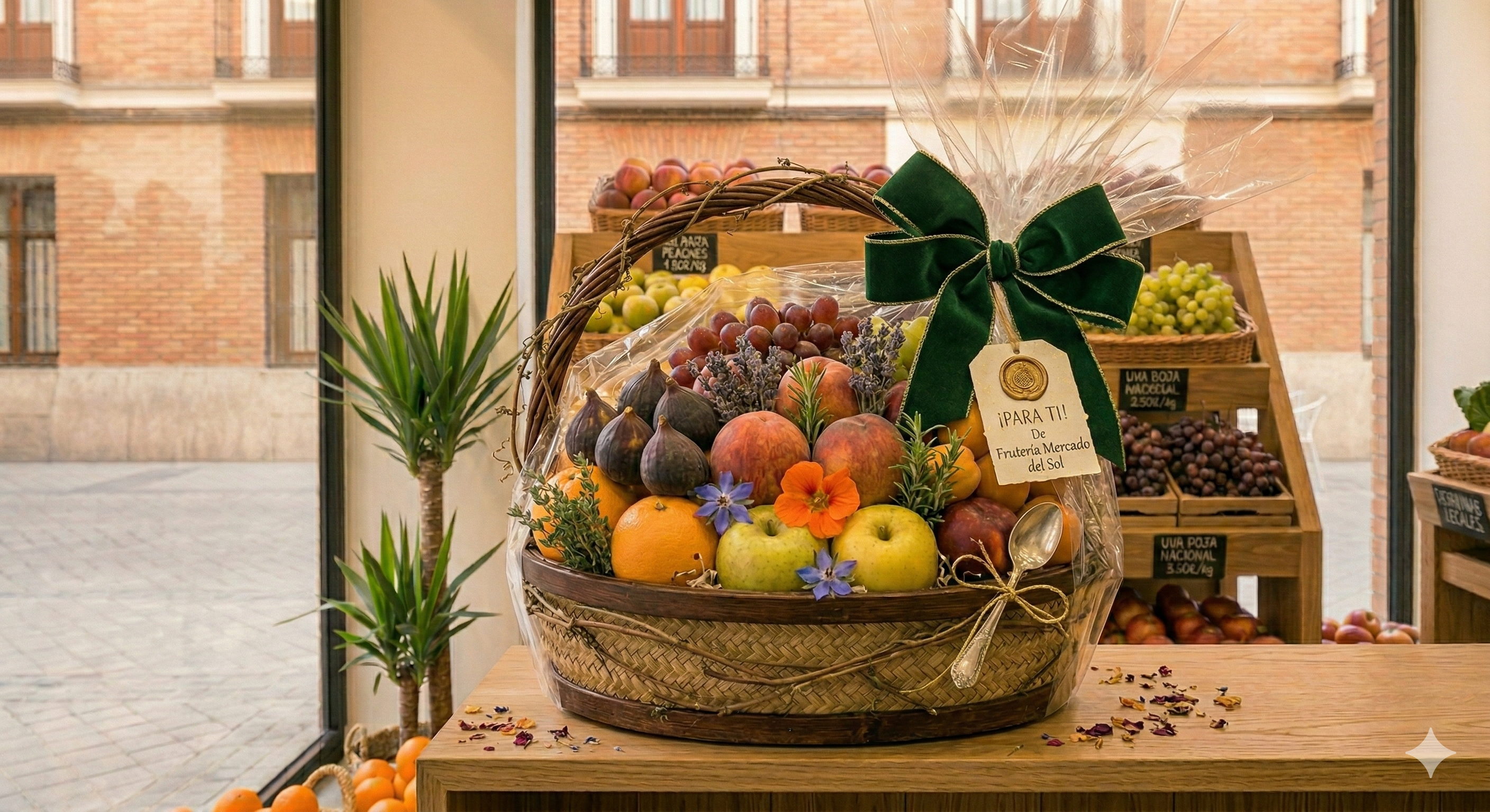 Cestas de regalo con fruta premium
