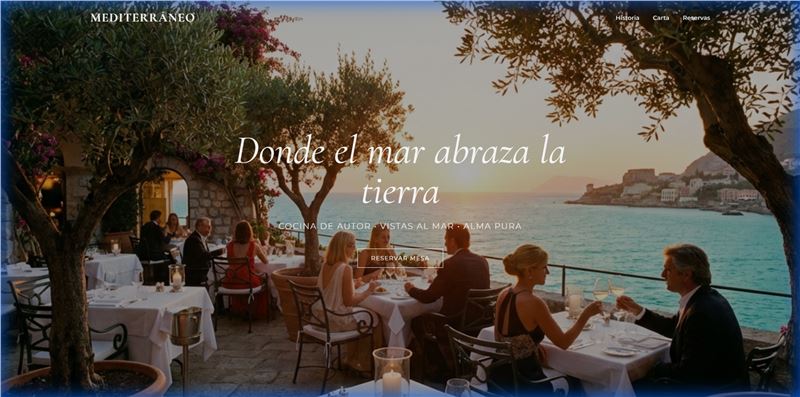Diseño Web Restaurante con Carta Digital y Reservas